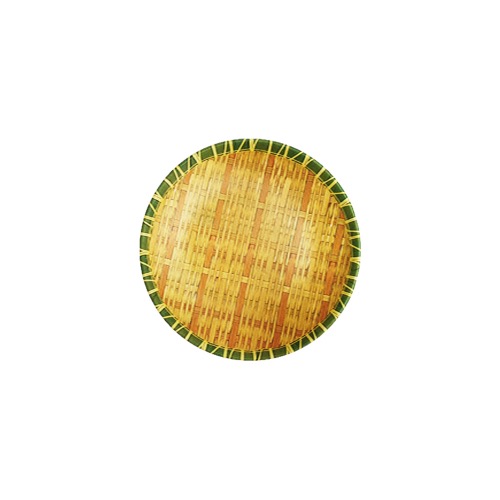 대나무 멜라민 라인 원형 접시 7경